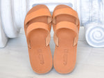 Women's Leather Slides Sandals