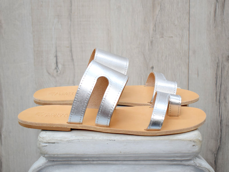 Leather Slides Sandals for Men