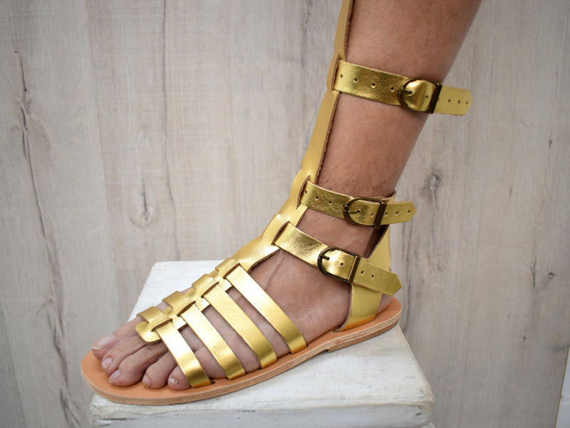 Roman Gladiator Sandals - Halloween Costumes