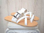 Leather sandals - slipers Men, Thongs BLACK Color, leather sole - insole