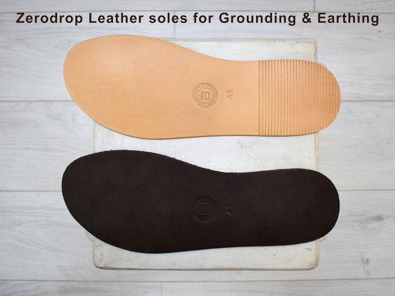Earthing grounding barefoot Zero drop sandals for men