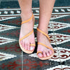 Ancient Greek leather sandals, Tan natural sandals, Thong sandals, Female sandals, Beach sandals, wedding sandals, HERA sandals,
