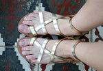 Spring outfit, Sandals, Easter gifts, Leather sandals, handmade, Women flats, Wedding Sandals, Strappy sandals, Ankle cuff sandals, IRKALLA