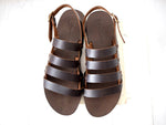 Leather sandals men/ Slide leather sandals/ Slide men sandals/ Men leather sandals/ Men sandals/ 2018 sandals/ Gift for him/ Gift for men