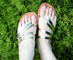 Gold sandals, Handmade sandals, High Quality Genuine Leather. Classic and stylish, all leather, handmade sandals, NAFSIKA
