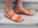 Wedding Sandals, Handmade Sandals, Tan Sandals, Handcrafted Leather Sandals, Greek Handmade Sandals, ARTEMIS Men Sandals,