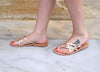 sandals, Ancient grecian sandals, Greek leather sandals, roman sandals, womens leather sandals, Metal gold sandals,leather sandals CORALIE