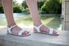 Decorated sandals, flat wedding sandals, pearls sandals, wedding sandal, bridals sandals, beaded sandals, beach bride sandals, KLEOPATRA