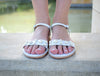 Decorated sandals, flat wedding sandals, pearls sandals, wedding sandal, bridals sandals, beaded sandals, beach bride sandals, KLEOPATRA