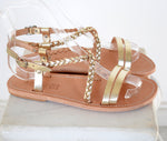 Ancient Greek leather sandals, braid sandals, Strappy sandals, flat sandals, Wedding Sandals, Greek sandals, best seller Sandals THETIS
