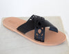 Ancient Greek leather sandals, Greek Women Slide Sandals, Leather Sandals, Women Leather Slide Sandals, Slip on sandals, ORCHIDEA