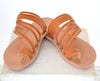 leather sandals, strap sandals with toe ring, Ancient Greek handmade leather shoes, greek style sandals, Thong sandals, Tan Sandals,