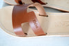 Ancient Greek leather sandals, Personilised sandals, Slides sandals, Monogram Sandals, Women sandals, Leather Sandals, Slip on, ANESIS