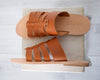 Men's Handmade leather sandals, High Quality Genuine Leather.