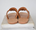 Handmade men sandals, High Quality Genuine Leather Tan Natural sandals