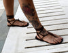 Barefoot men sandals, Leather Sandals, barefoot shoes, Beach wedding Barefoot Sandals, Leather Flats, beach shoes, flat sandals.