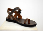 Men sport sandals with High Quality Genuine Leather and Free express shipping