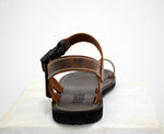 Men sport sandals with High Quality Genuine Leather and Free express shipping