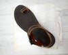 Men sport sandals with High Quality Genuine Leather and Free express shipping