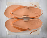 Flip flop Greek Leather sandals Men, Natural Tan Color, Gift For Men, Handmade Sparta High Quality Genuine Leather sandals,