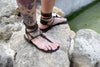 Barefoot men sandals, Leather Sandals, barefoot shoes, Beach Barefoot Sandals at khaki Leather.