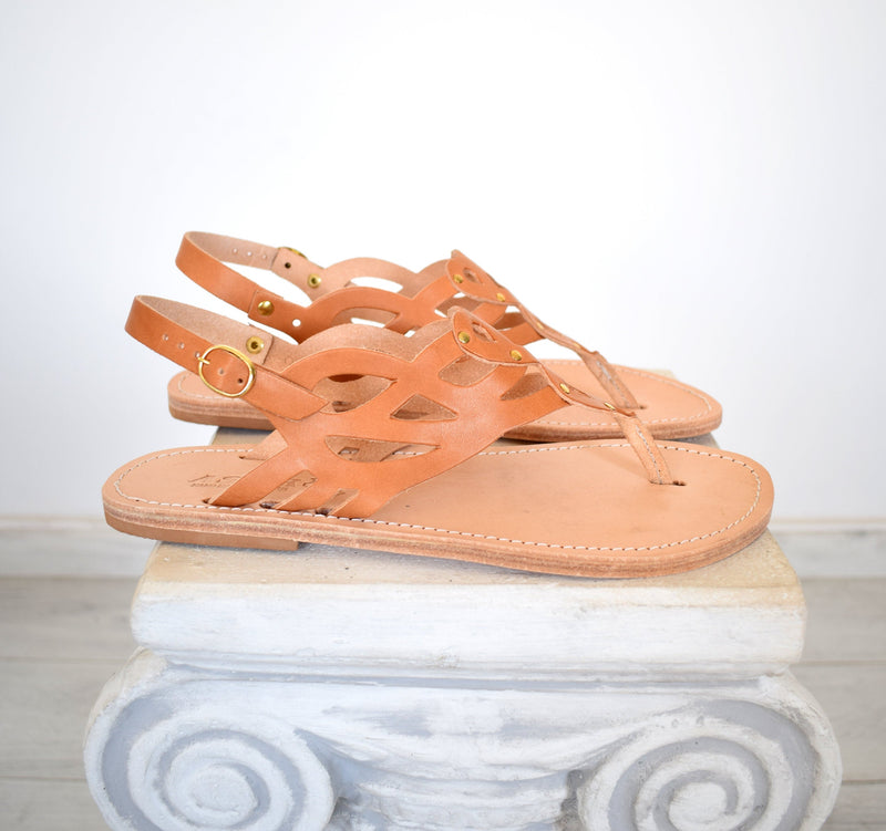 Saint Laurent Cassandra Patent YSL Thong Slide Sandals | Neiman Marcus