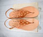FlipFlop sandals, T-strap leather sandals, Handmade Thong women sandals