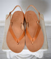 Flip flop Greek Leather sandals Men, Natural Tan Color, Gift For Men, Handmade Sparta High Quality Genuine Leather sandals,