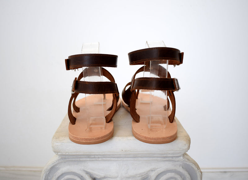 Gladiator Men, leather Sandals, Handmade  leather sandals, Greek Roman Sandals, Gift For Men.