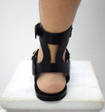 Emperor Gladiator roman men sandals, Greek theatrical medieval costume sandals, Halloween Armor Male spartacus, fantasy cosplay clothing