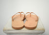 Flip flop Greek Leather sandals - slipers Men, Thongs Tan natural Color, leather sole - insole