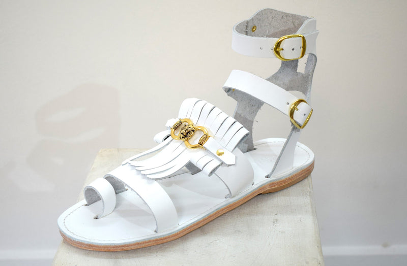 Emperor Gladiator roman men sandals, Greek theatrical medieval costume sandals, Halloween Armor Male spartacus, fantasy cosplay clothing