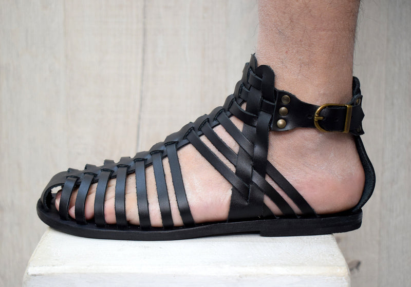 Gladiator Roman Grecian Huarache Sandals