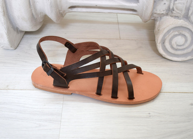 Handmade mens huarache leather sandals