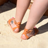 Selene Ancient Greek sandals, Handcrafted leather, boho sandals, Tan or white sandals, Astir sandals