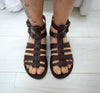 Gladiator Greek Handmade Leather Sandals