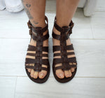 Gladiator Greek Handmade Leather Sandals