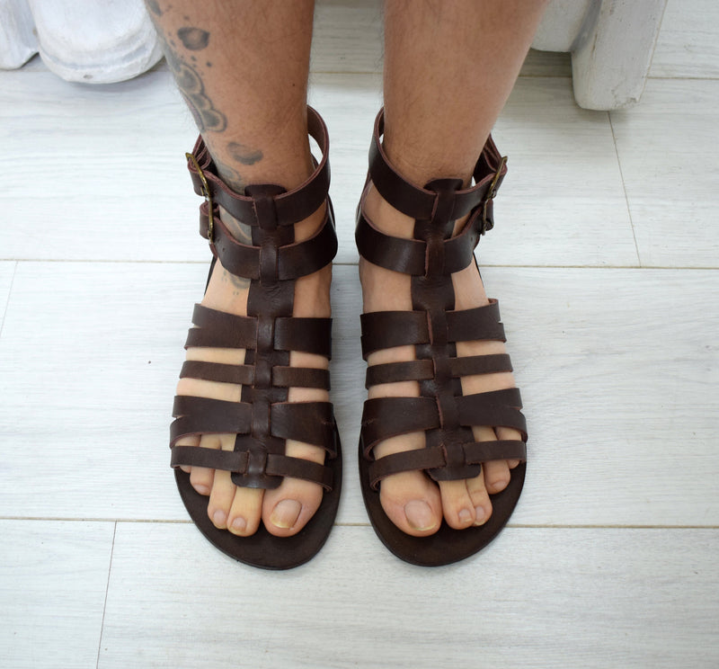 Gladiator Greek Handmade Leather Sandals