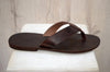 Flip flop Greek Leather sandals Men, brown Color, Gift For Men, Handmade Sparta High Quality Genuine Leather sandals,