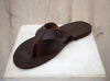 Flip flop Greek Leather sandals Men, brown Color, Gift For Men, Handmade Sparta High Quality Genuine Leather sandals,