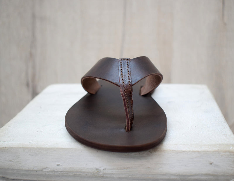 Flip flop Greek Leather sandals Men, brown Color, Gift For Men, Handmade Sparta High Quality Genuine Leather sandals,