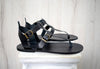 Men's gladiator leather sandals.