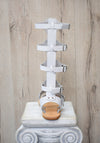 White Gladiator Roman Men Grecian Spartan Sandals