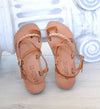 Handmade sandals, natural tan sandals, summer Ancient Greek sandals, handmade sandals, Quality Genuine Leather, ELAFONISI