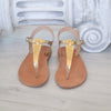 Gold sandals, T-bar sandals, astir sandals, Handmade sandals, High Quality Genuine Leather, leather Sole Sandals SKOPELOS