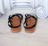 Greek sandals named Tilos in black color, Hippie handmade gladiator Spartan sandals, Astir sandals, roman sandals, ancient sandals TILOS