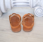 Natural tan sandals, Hippie gladiator sandals, Bohemian leather sandals, Roman sandals, handmade sandals, men sandals TILOS