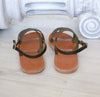 Ancient Greek sandals, Spartan leather sandals, handmade sandals, handcrafted leather, khaki sandals ARTEMIS